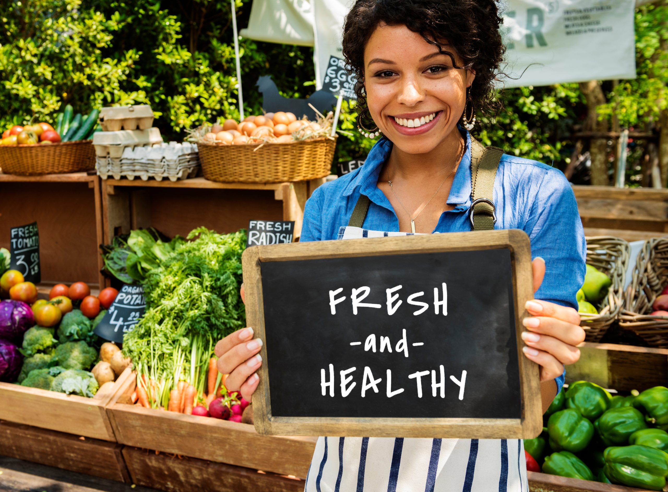 Fresh Natural Organic Product Concept